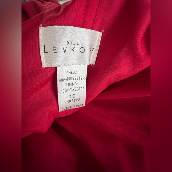 Bill Levkoff Bridesmaid dress Size 10 - color wine/cranberry - Picture 7 of 16